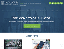 Tablet Screenshot of calculator.co.uk